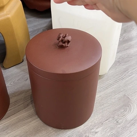 【闪购商品】紫砂茶叶罐潘*江紫砂茶叶罐微瑕