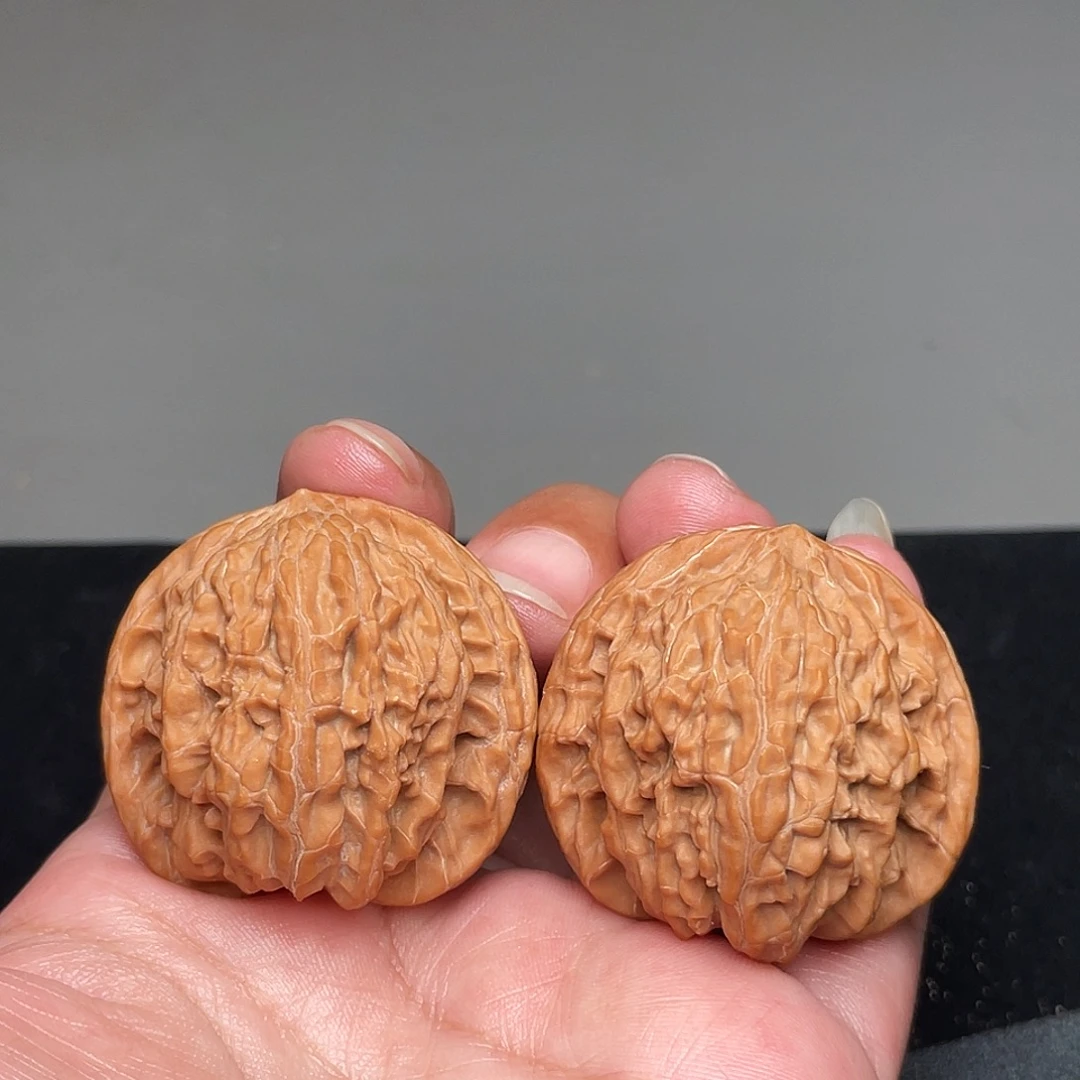 把件猴头核桃36×35全品头茬平谷红皮老树一代磨盘XM3528