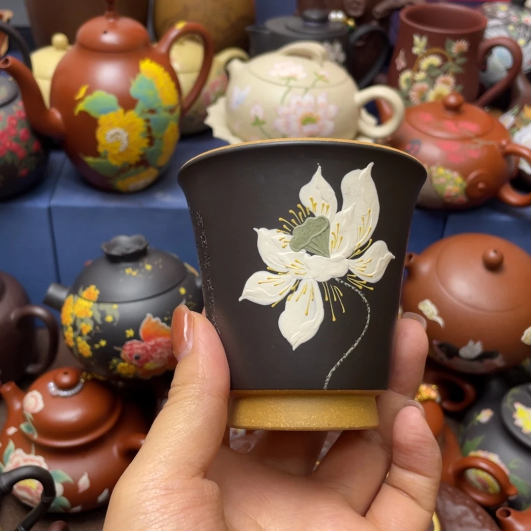 茶杯紫砂紫砂主人杯130cc