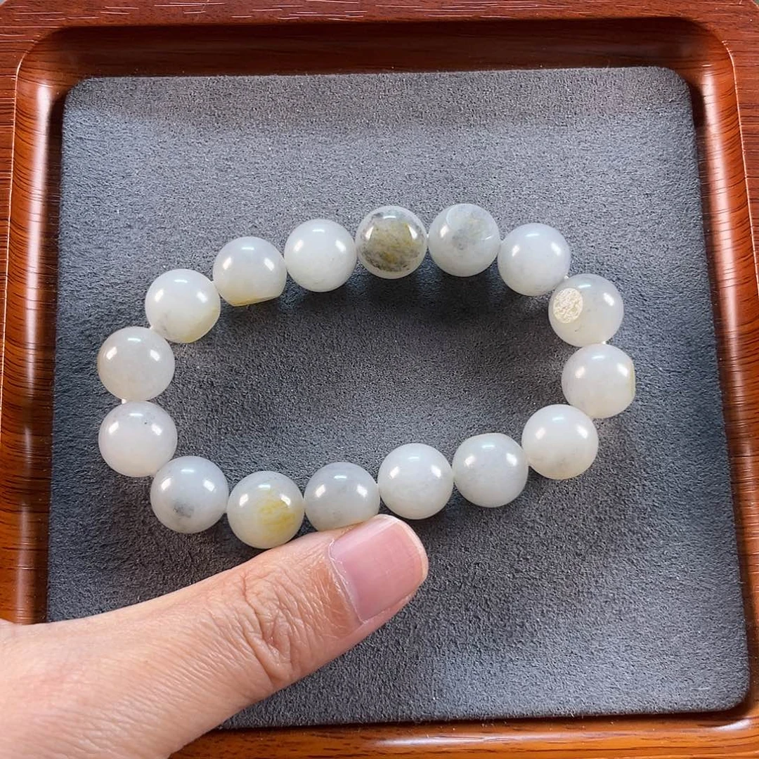 和田玉手串未镶嵌匿*