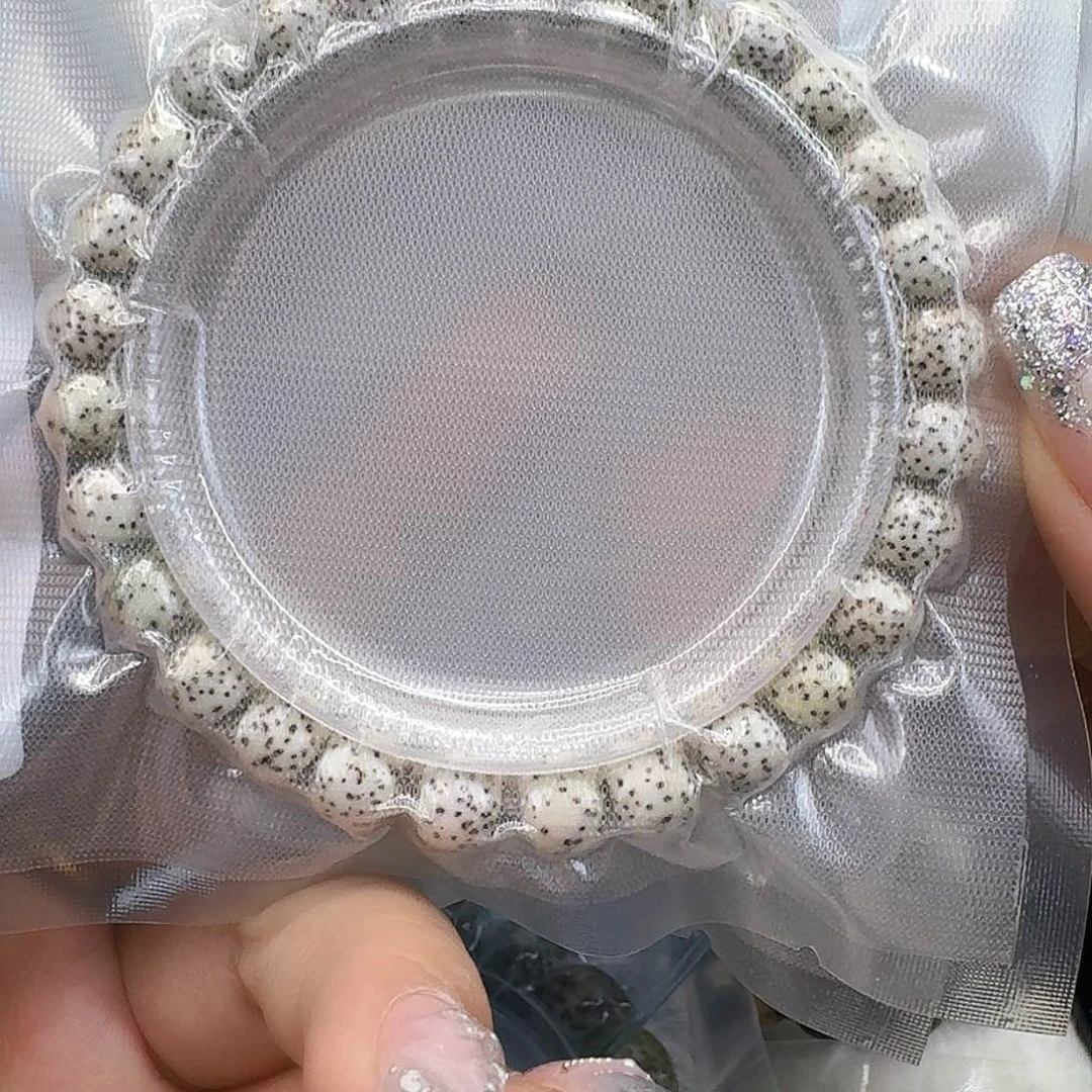 星月菩提手串41高端半臂白星月菩提河豚87桶单圈