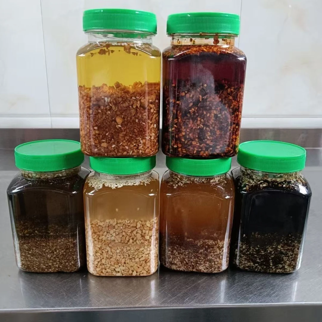 云南德宏特产早点调味油组合含花椒油芝麻油辣椒油等