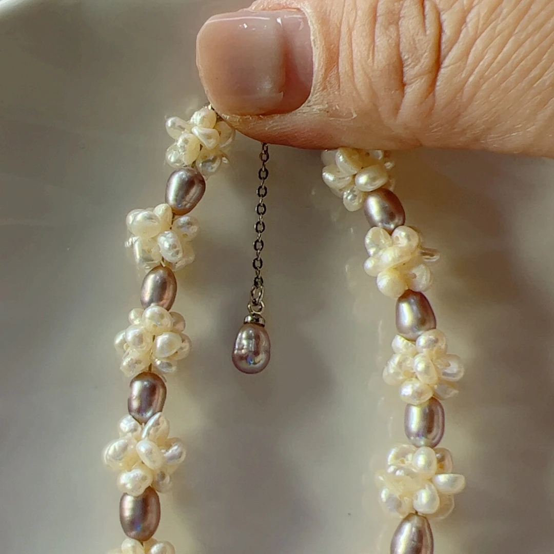 合金淡水珍珠手绳