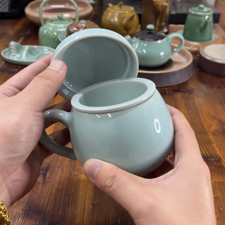 龙泉青瓷茶器微瑕8967
