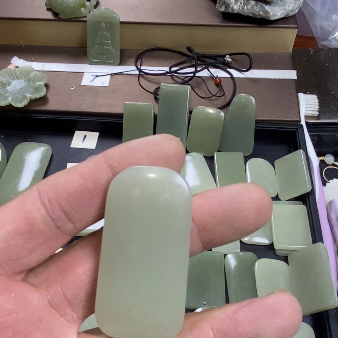 颈饰未镶嵌和田玉细*022