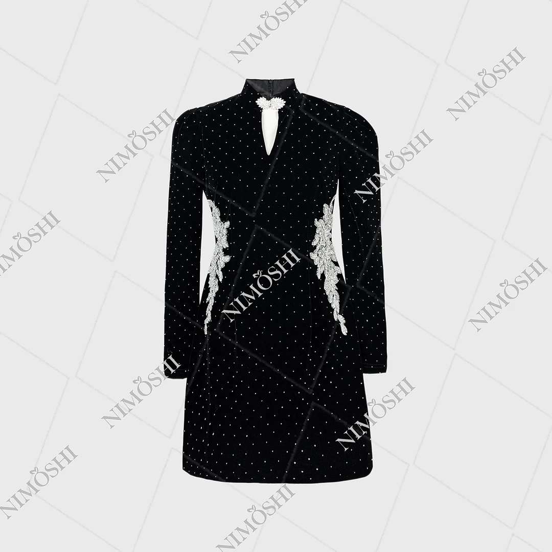 【夏夏专属】新款时尚拼接中长款小众蕾丝气质显瘦连衣裙女Q1092