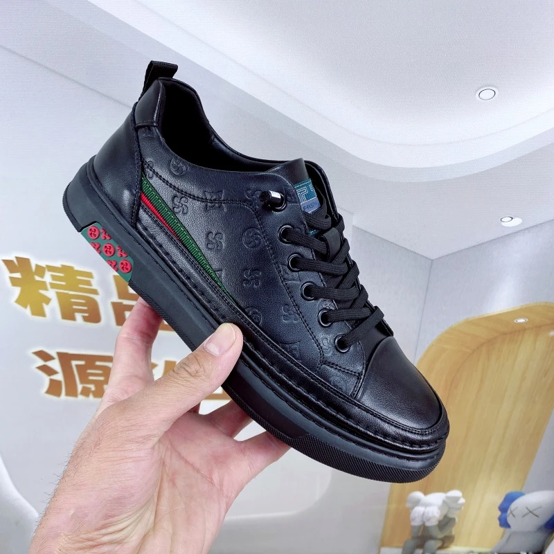 【断码】男士舒适百搭休闲鞋时尚皮鞋低帮小白鞋1173