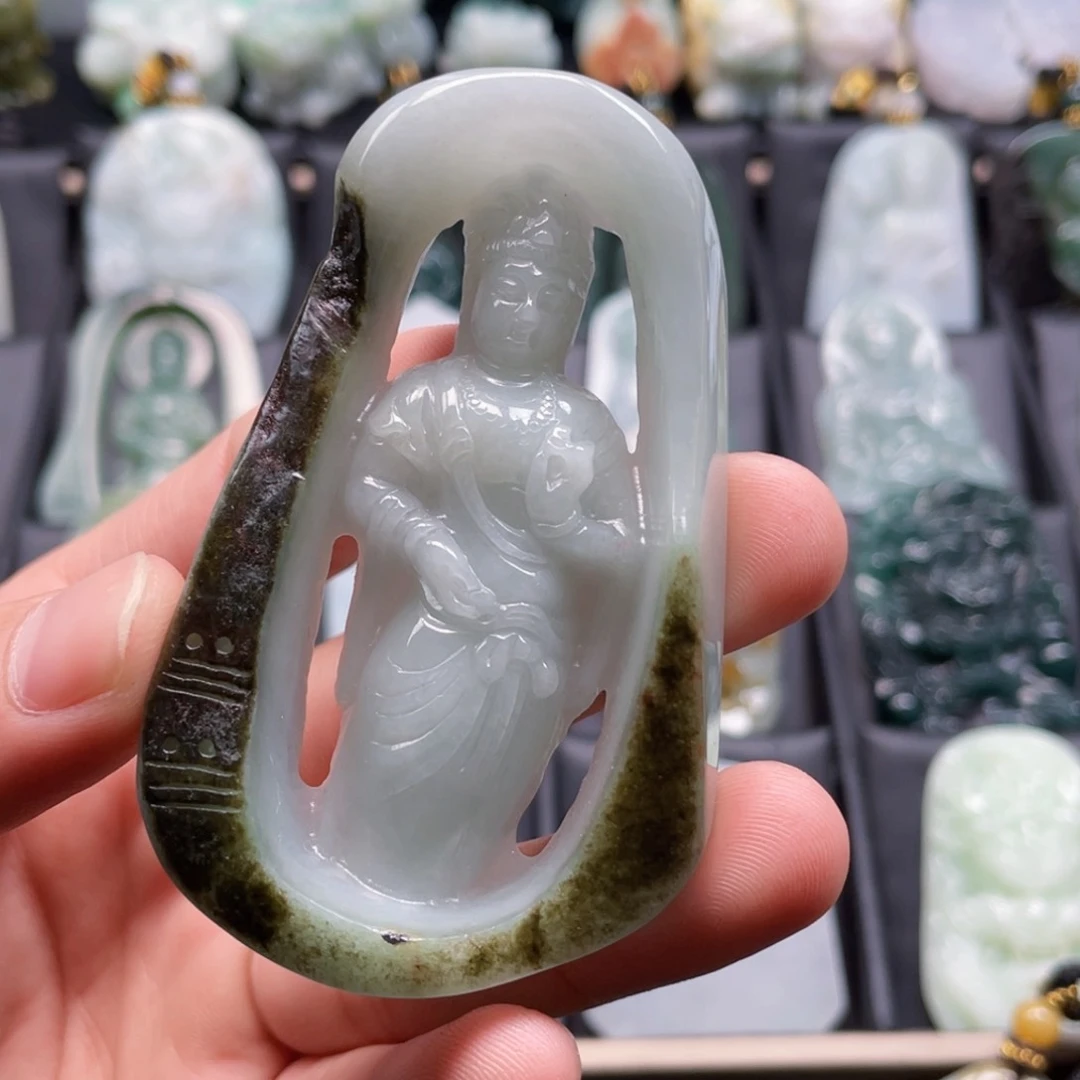 颈饰未镶嵌翡翠翡翠