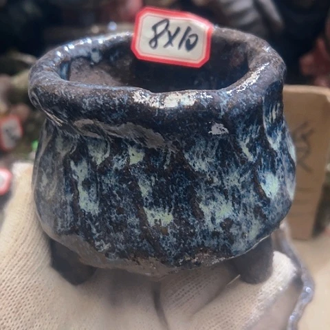 红陶粗陶花盆手工