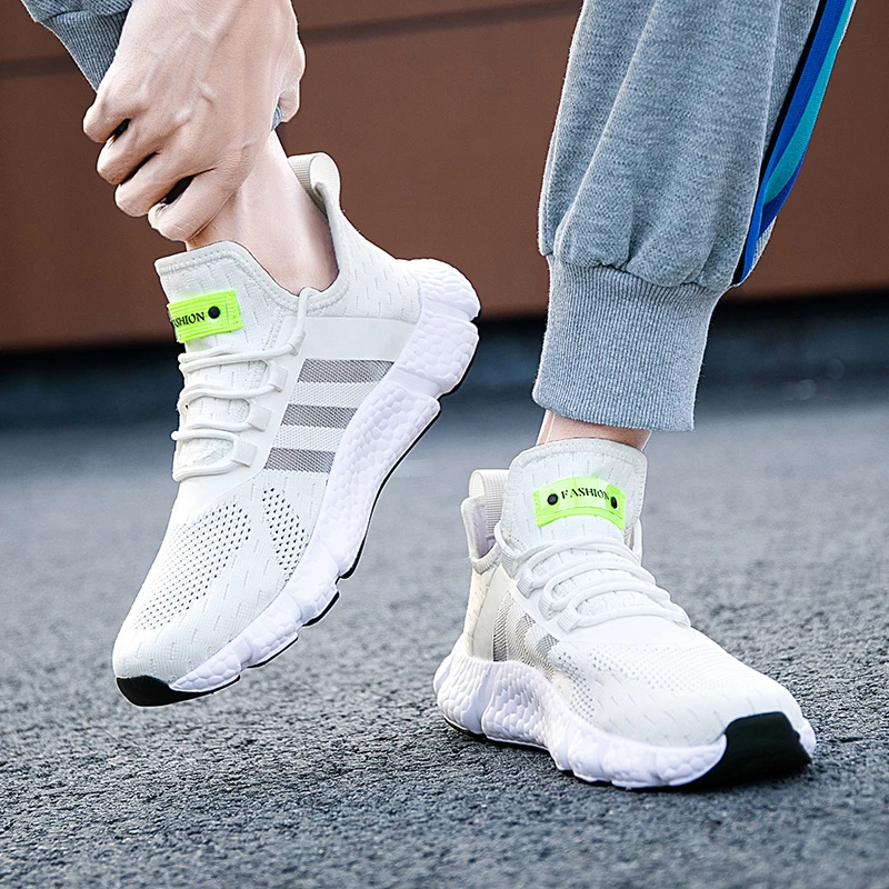 外贸大码爆米花男鞋轻质跑步鞋冰丝透气男女鞋椰子夏季休闲情侣鞋