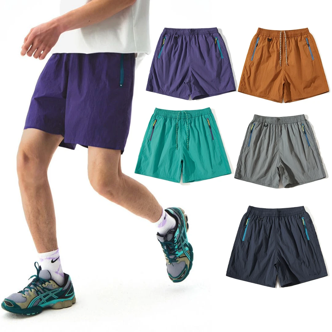 跃彩原野！户外山系多巴胺徒步轻薄防水夏季男女运动撞色休闲短裤