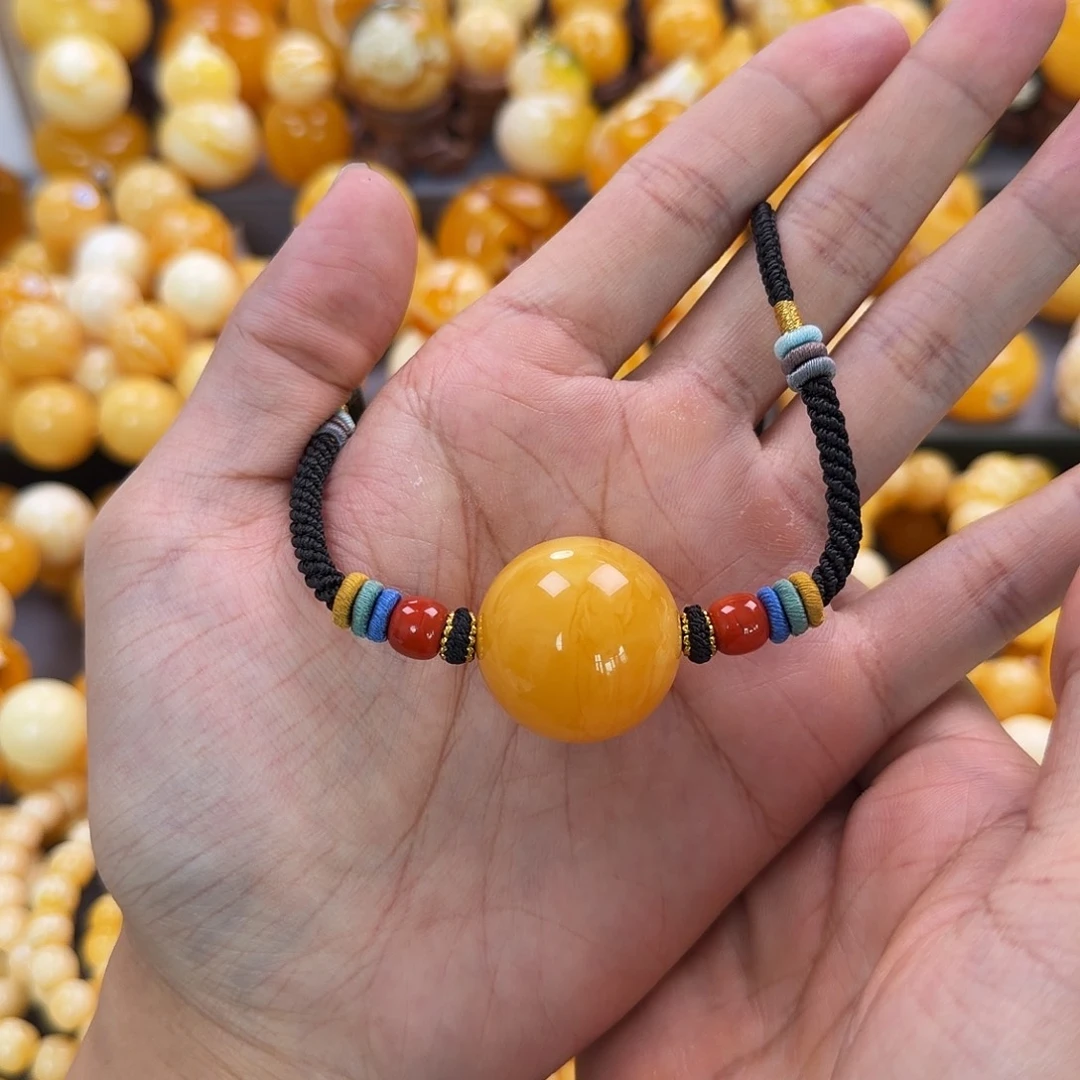 琥珀未镶嵌珠宝奇石26mm