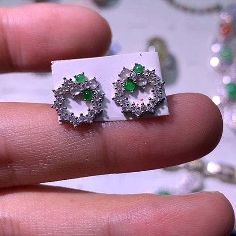 未镶嵌戒指翡翠翡翠925