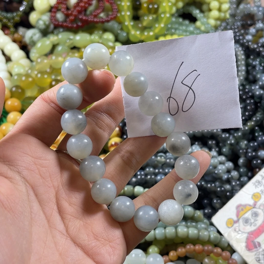 蛇纹石玉未镶嵌手链