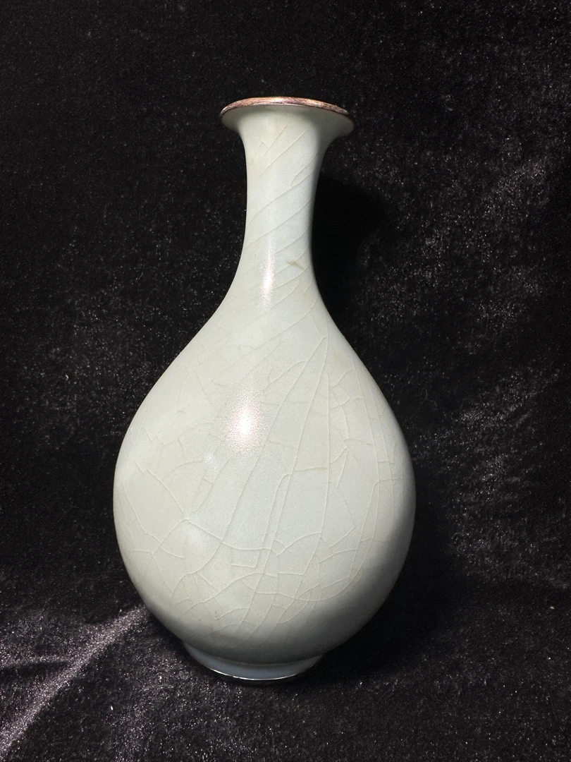 旧藏 汝瓷玉壶春瓷器摆件