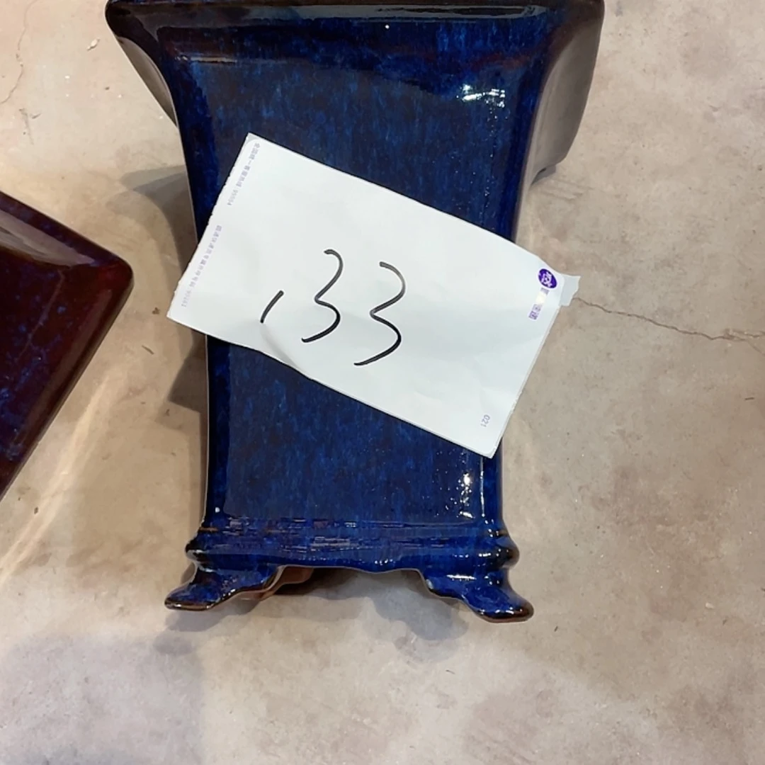 【闪购商品】紫砂花盆圆*兰花8566558855685558