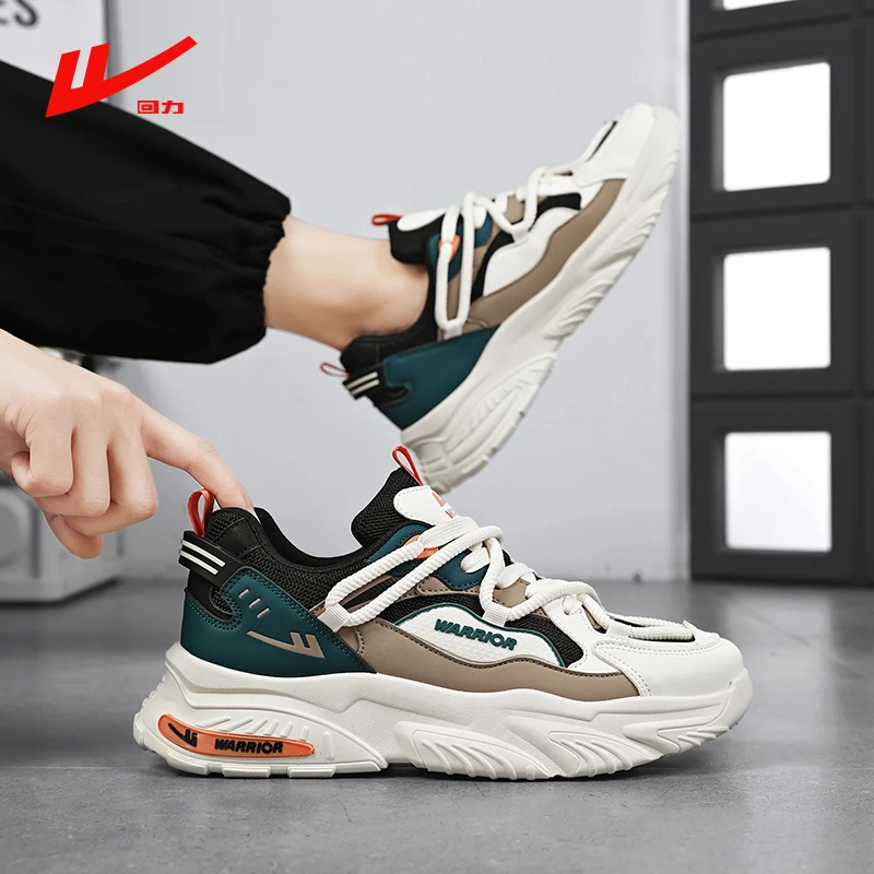 回力秋冬新款老爹鞋男网红运动鞋ins潮流跑步男鞋春季爆款休闲鞋