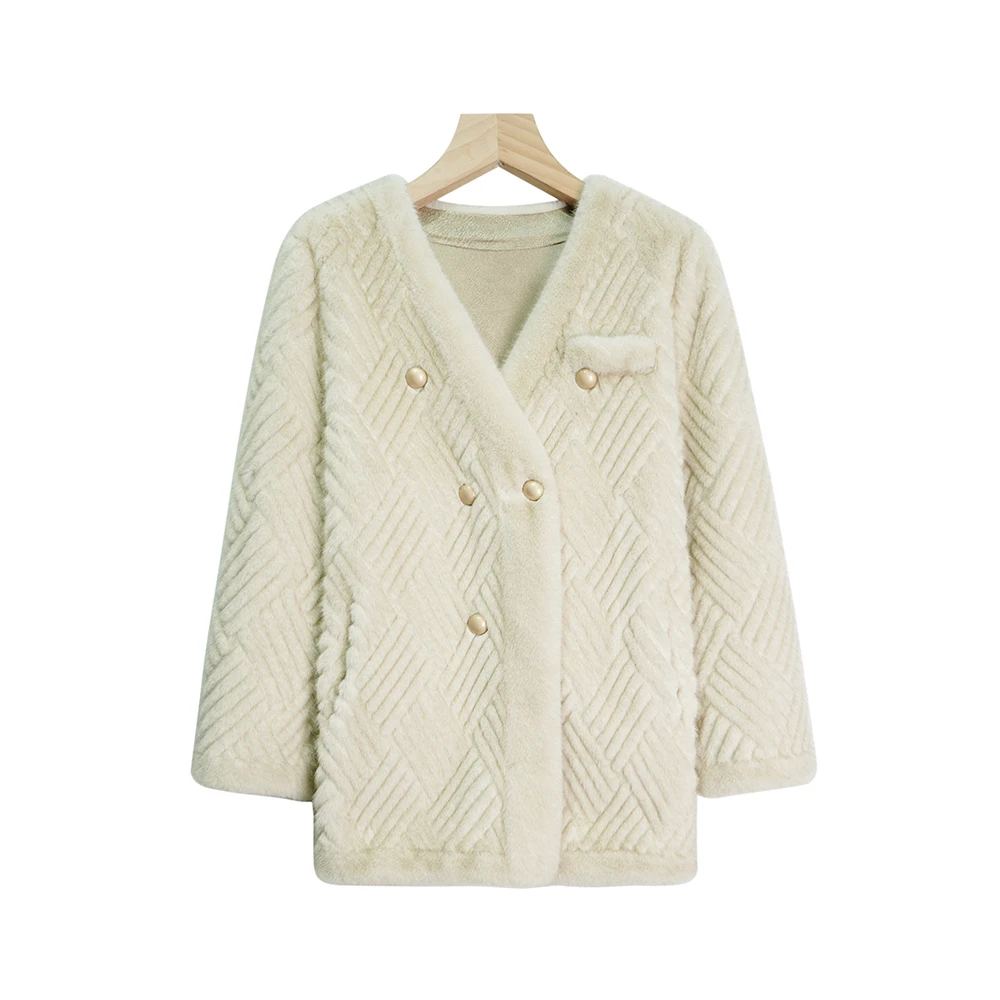 X968轻奢独特气质尊贵V领外套3D