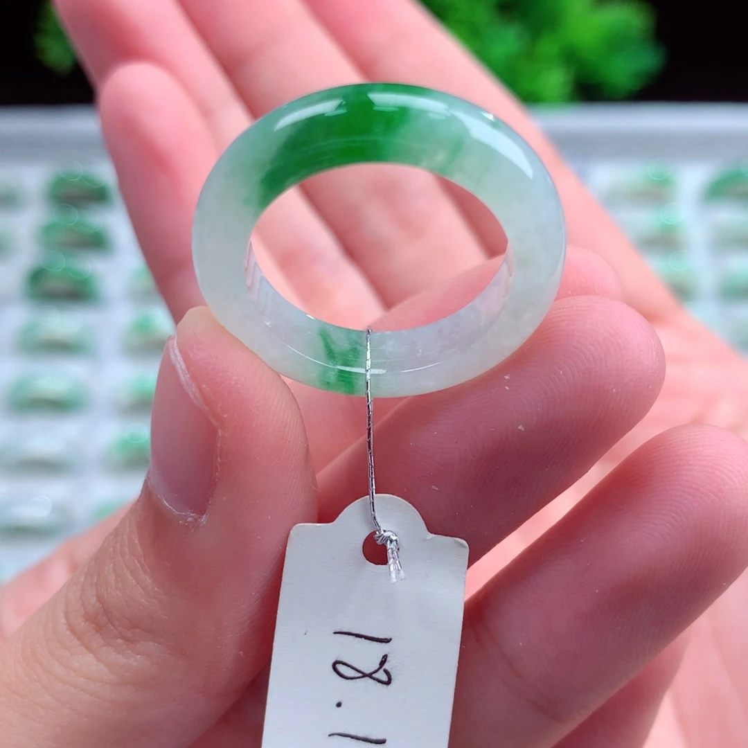 未镶嵌戒指翡翠天然