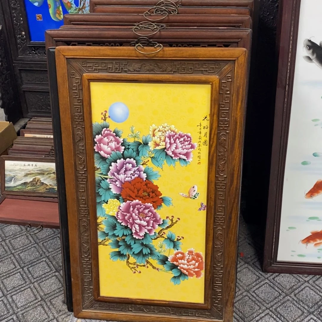 瓷片1米*60*1景德镇瓷板画柴窑烧制