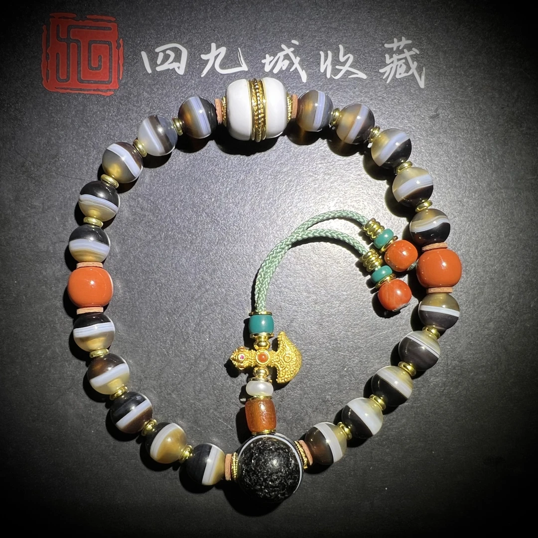 四九城收藏天珠玛瑙8+手串限量款2100173