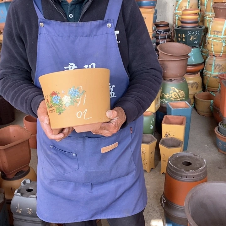 紫砂花盆紫砂花盆