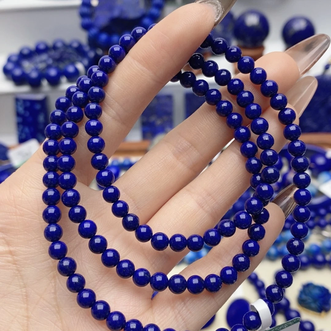 青金石未镶嵌手链4.8mm