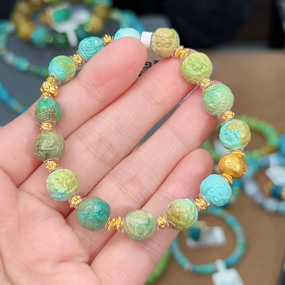 绿松石珠宝奇石未镶嵌