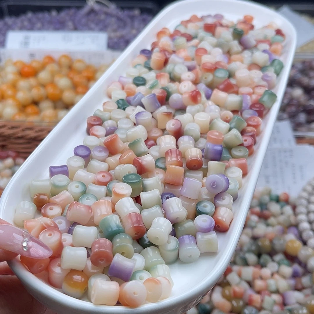 白玉菩提吊坠a a9mm/55颗竹节