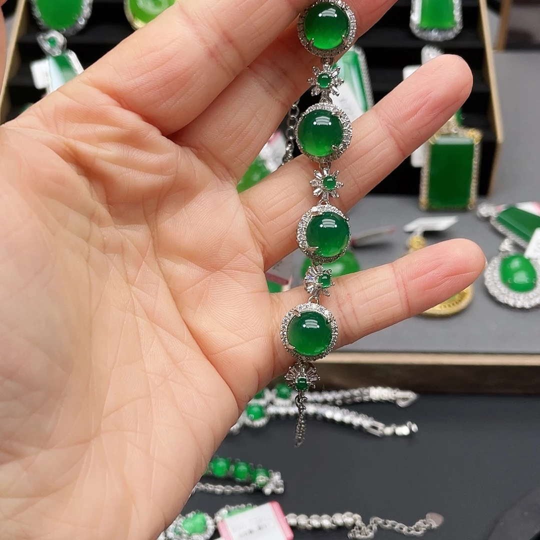 玛瑙/玉髓合金颈饰A67