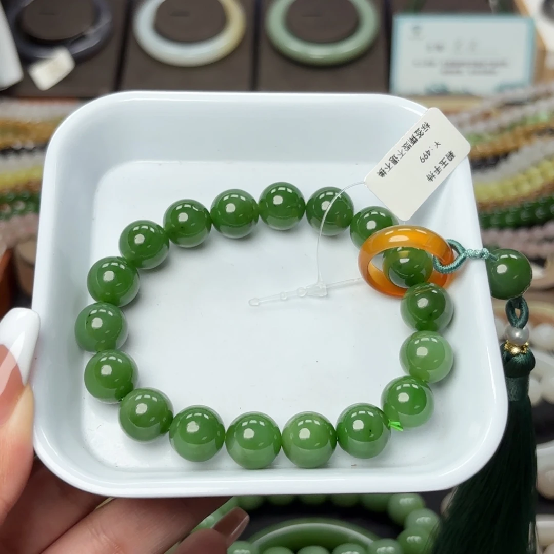 和田玉未镶嵌手串