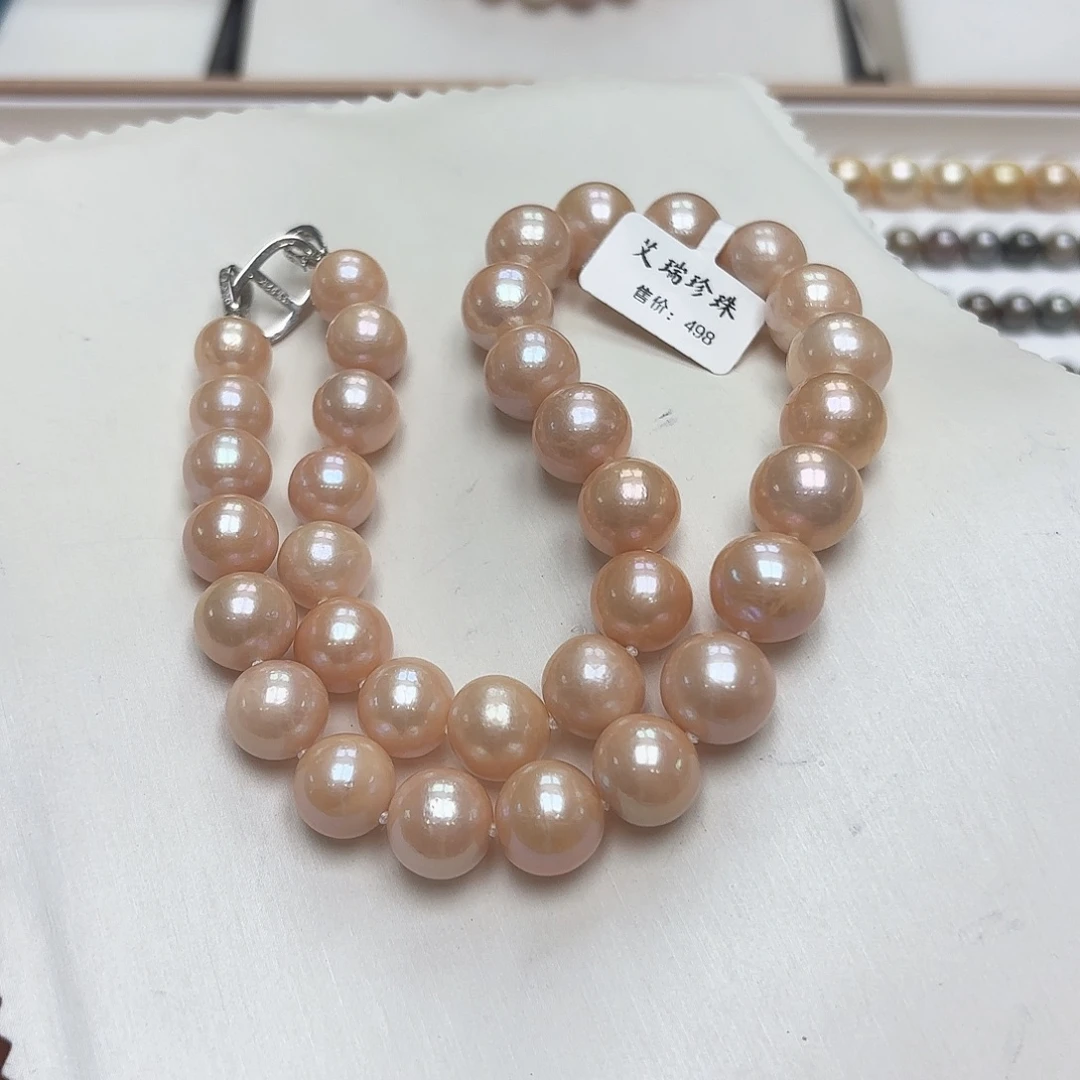 淡水珍珠未镶嵌颈饰11-14内 有核