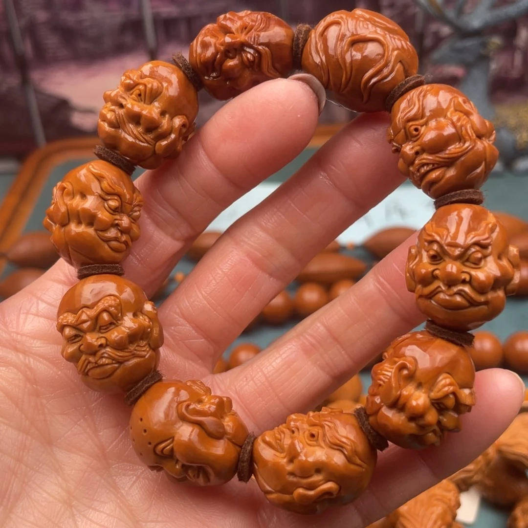 橄榄核手串水晶核罗汉