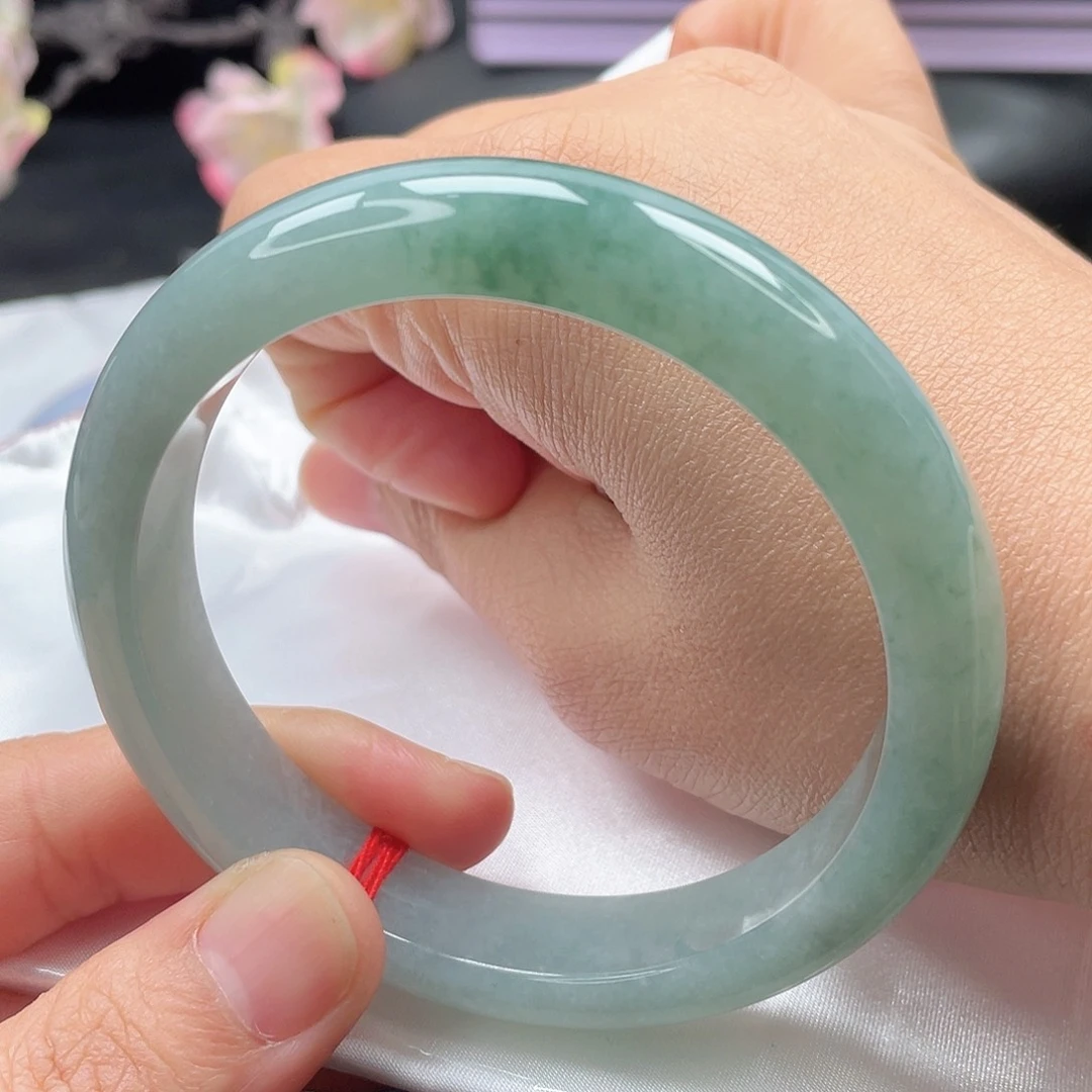 翡翠未镶嵌手镯62.6