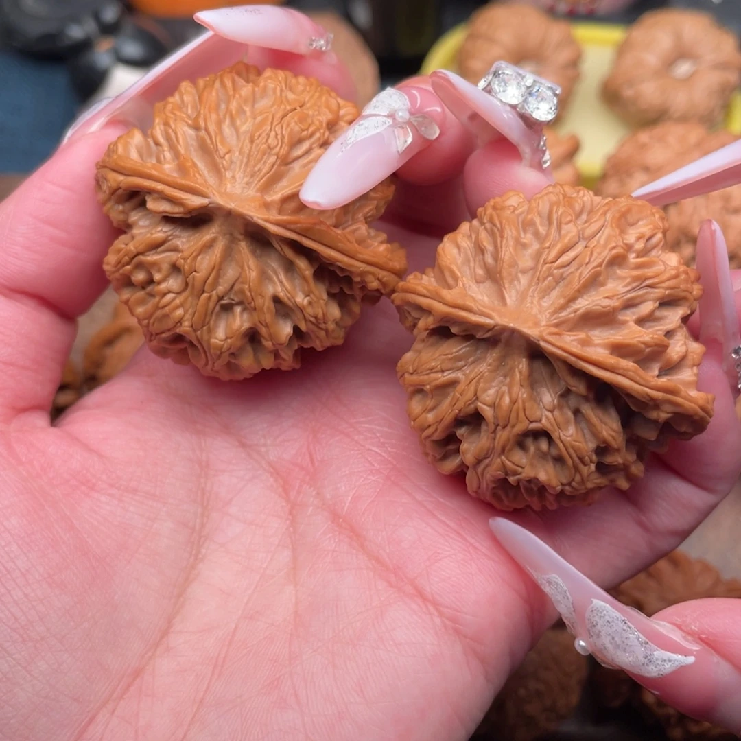 文玩核桃把件全品，精配满肉苹果园46