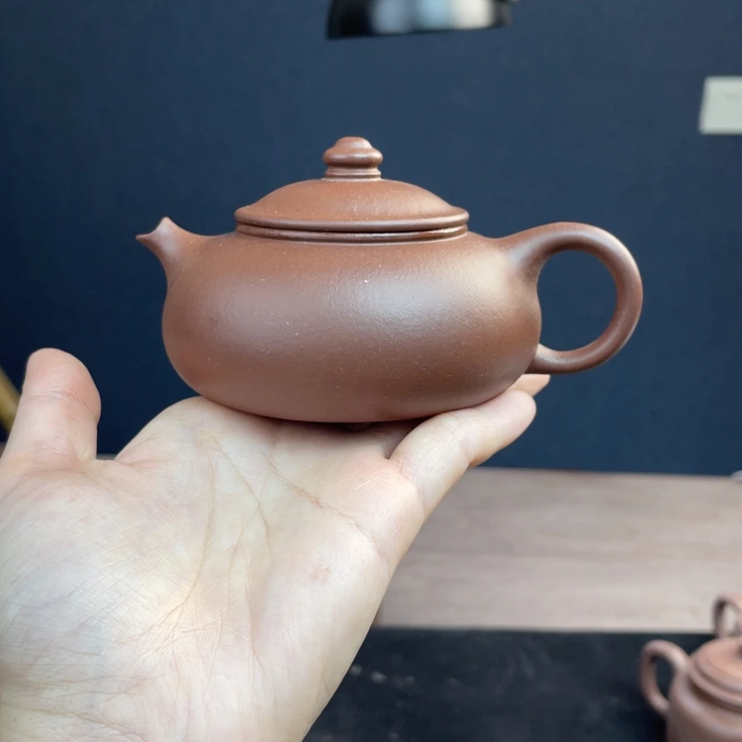 紫砂茶壶全手工底槽清寒江180cc