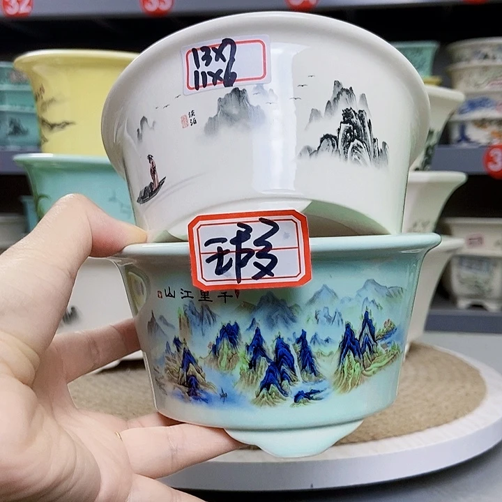 紫砂花瓶紫砂花盆