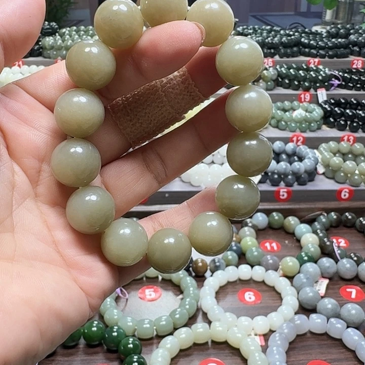 未镶嵌手链和田玉新疆且末糖卡16