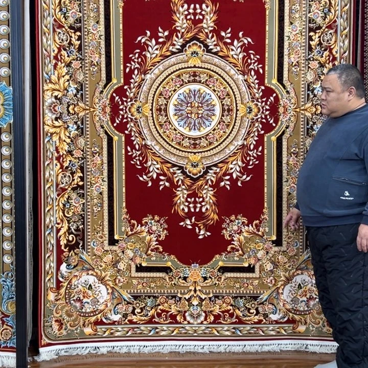 天丝伊朗进口天丝2×3高端机织地毯