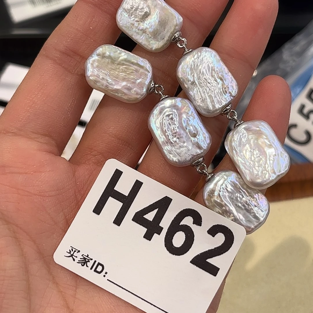 淡水珍珠耳饰合金