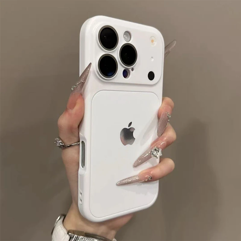 适用苹果17promax手机壳iPhone16小众15简约纯色14女13