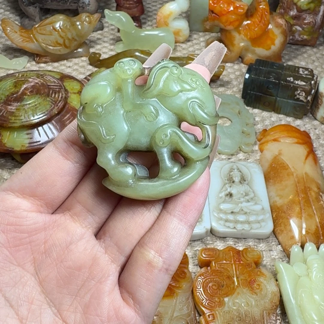吊坠白玉菩提挂件