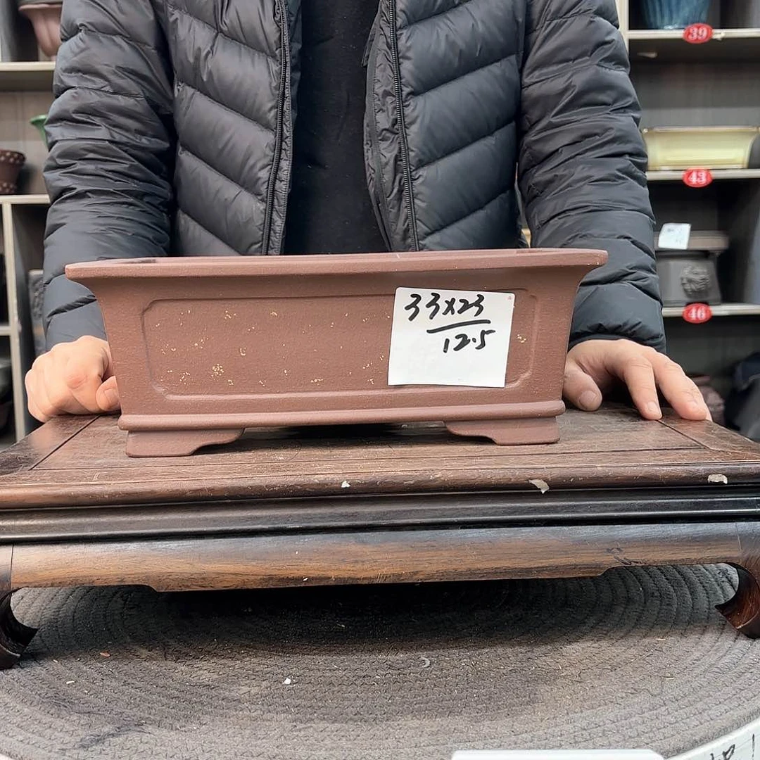 紫砂花盆紫砂的颜色很好看