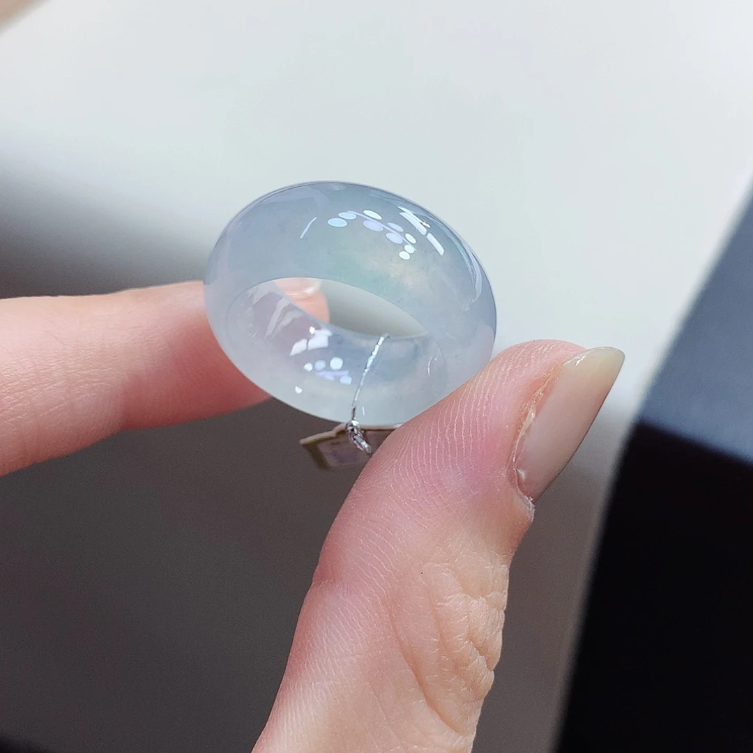 翡翠戒指未镶嵌13-14号