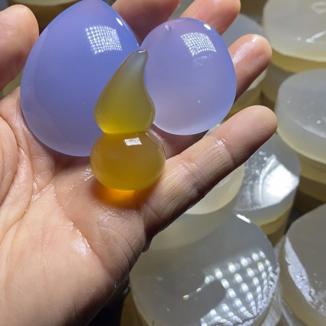 B***橘玛瑙/玉髓未镶嵌颈饰