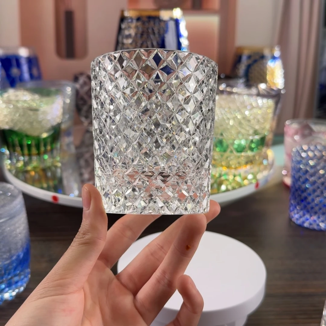 宽口款水晶玻璃七宝