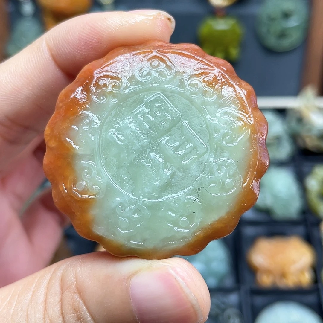 未镶嵌蛇纹石玉颈饰