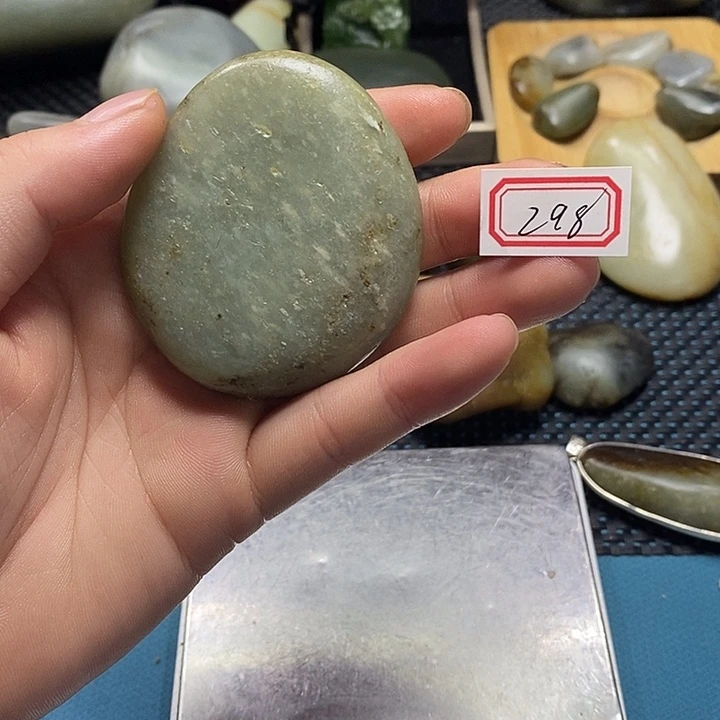 和田玉未镶嵌挂件298