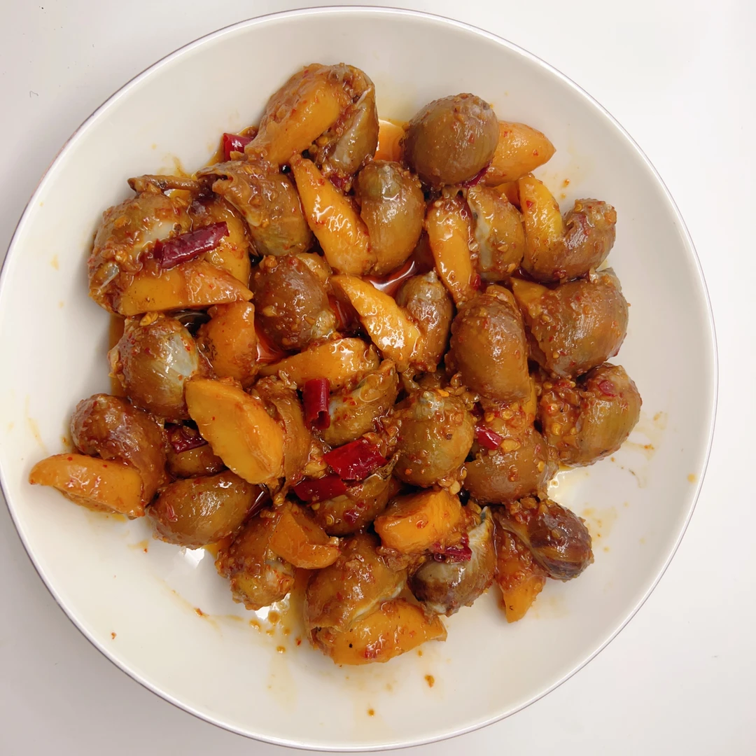 辣炒小号老婆脚（500g）辣炒海鲜即食小海鲜