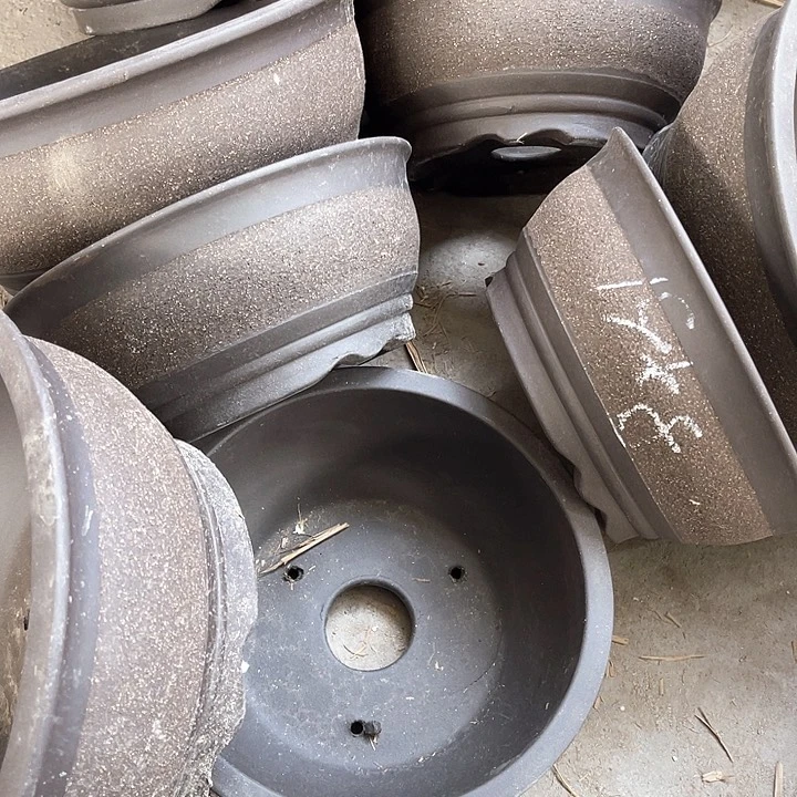 紫砂花盆100-8。